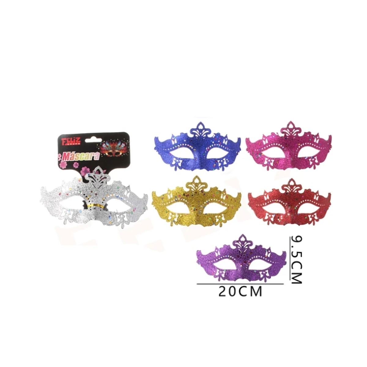 GENERICO - Antifaz 9520 Cm Colores Surtidos