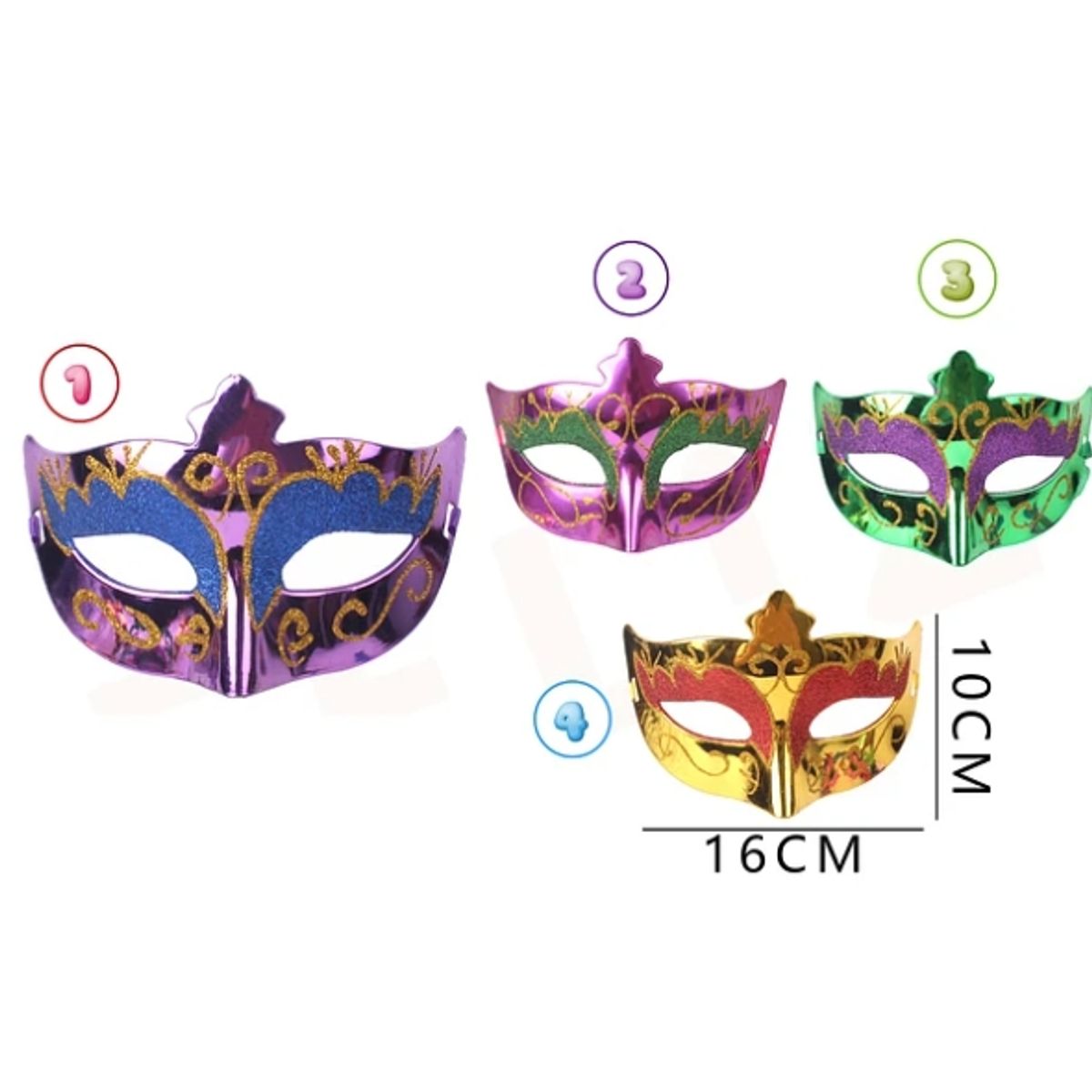 GENERICO - Antifaz 1016 Cm Colores Surtidos