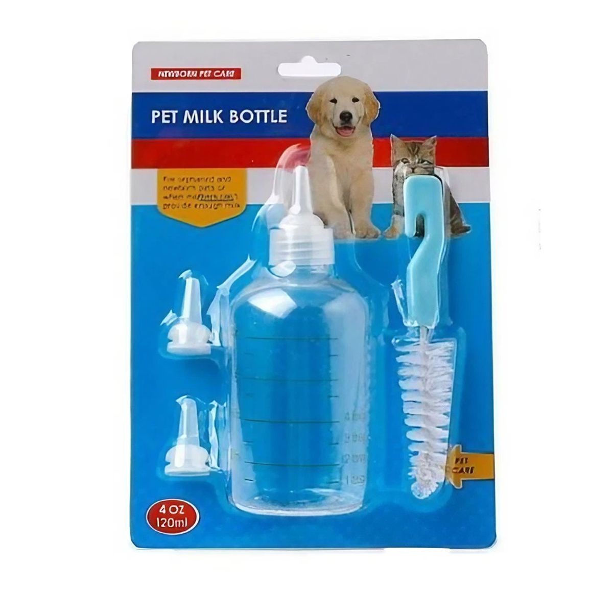 GENERICO - Mamadera Para Cachorros Perro Gatos 120ml