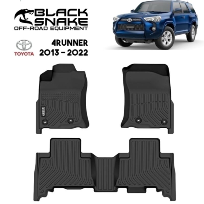 BLACK SNAKE OFF ROAD EQUIPMENT - Set Cubre Piso Calce Perfecto Toyota 4Runner 2013-2023