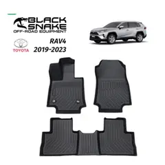 BLACK SNAKE OFF ROAD EQUIPMENT - Set Cubre Piso Calce Perfecto Toyota RAV4 2019-2024