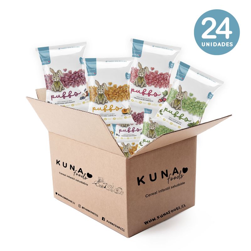 KUNA FOODS - Caja Surtida Puffs Individual