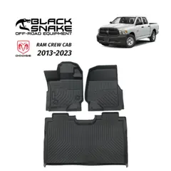 BLACK SNAKE OFF ROAD EQUIPMENT - PISOS DODGE RAM CREW CAB 1500/2500 LARAMIE 2013-2023