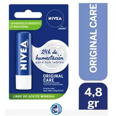 NIVEA - Balsamo Labial Original Care