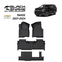 BLACK SNAKE OFF ROAD EQUIPMENT - Set Cubre Piso Calce Perfecto Chevrolet Tahoe 2021-2024