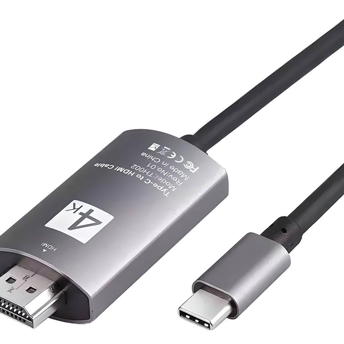 GENERICO - Cable Usbc A Hdmi / Usb-c 3.1 A Hdmi 4k 2k 1080p Uhd