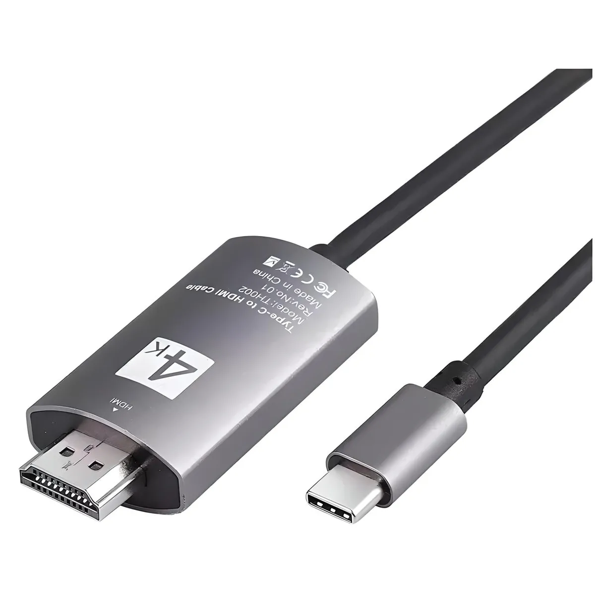 GENERICO - Cable Usbc A Hdmi / Usb-c 3.1 A Hdmi 4k 2k 1080p Uhd