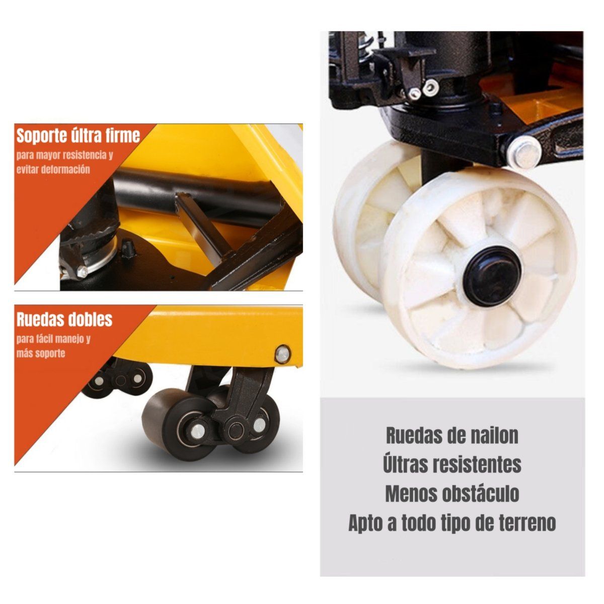 LUBABYCAS - Transpaleta Manual 3000 kilos 685mm By LuBabycas