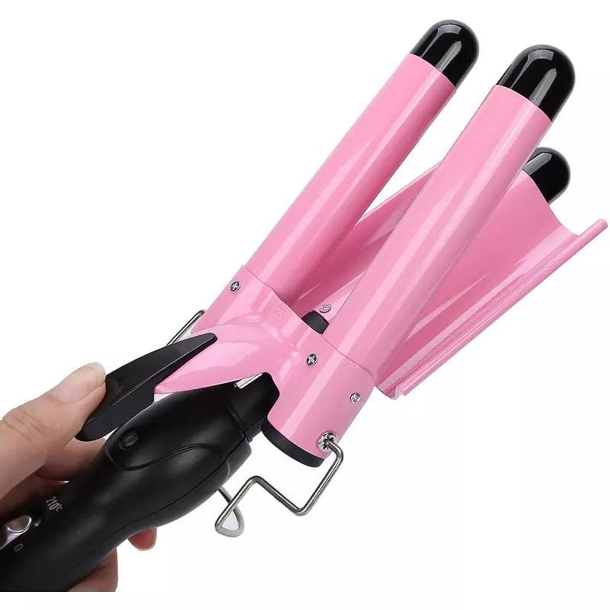 GENERICO - Plancha Ondulador Rizador sirena De Pelo Profesional triple tubo