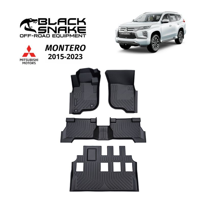 BLACK SNAKE OFF ROAD EQUIPMENT - Set Piso Calce Perfecto Mitsubishi Montero Sport 2015-2021