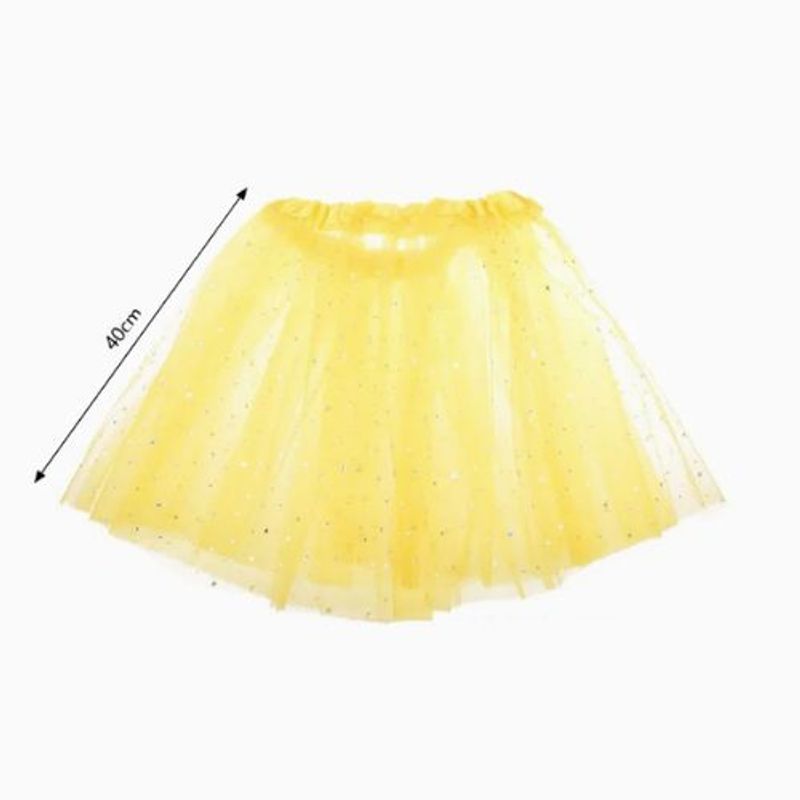 GENERICO - Tutu Para Niña Color Amarillo 40 Cm
