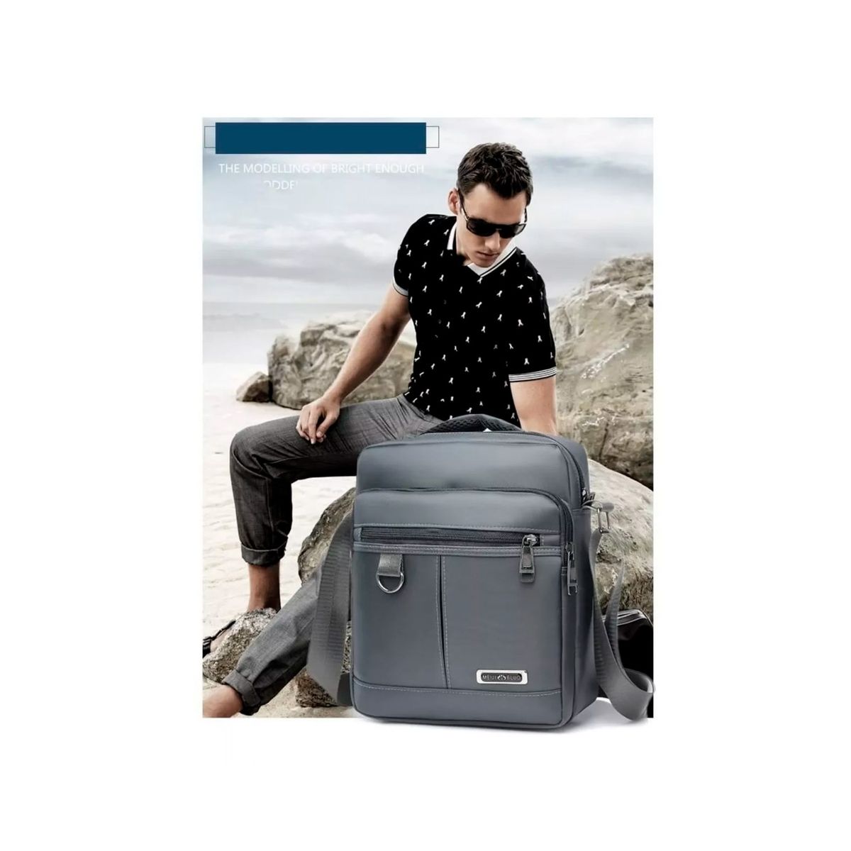 GENERICO - Bolsobandoleramaletín Hombro Mano Oxford Nailon