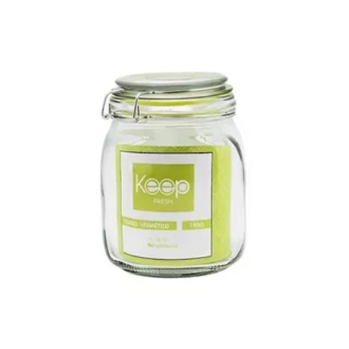 GENERICO - Frasco Contenedor Hermético Grande 1000ml Verde Keep