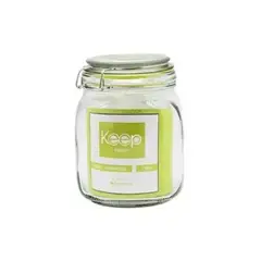 GENERICO - Frasco Contenedor Hermético Grande 1000ml Verde Keep