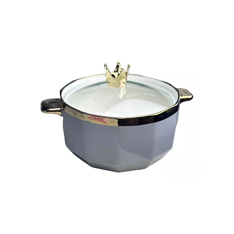 GENERICO - Bowl Ceramica Olla Con Tapa Tazon Para Sopa Fideos Ramen