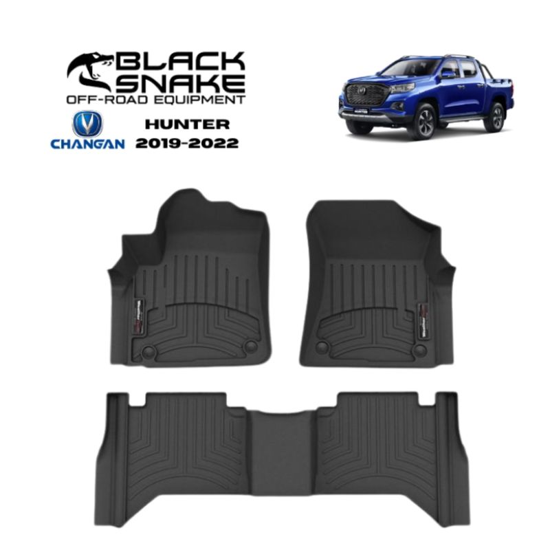BLACK SNAKE OFF ROAD EQUIPMENT - Set Cubre Piso Calce Perfecto Changan Hunter 2022