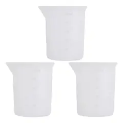 KUANGYE - Pack 3 Vasos Medidores para Resina Epóxica 100 ml