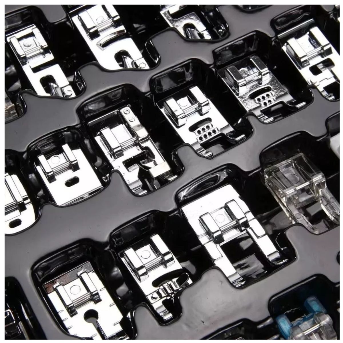 KUANGYE - Juego De Pies Prensatelas P/máquina De Coser Casera 48 Pzas