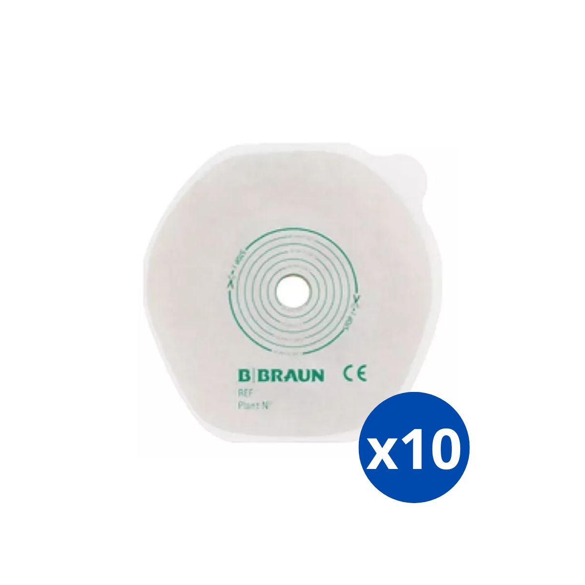 BRAUN - Pack X 10 Placas Ostomia Proxima 2 B.braun 60mm 73060a