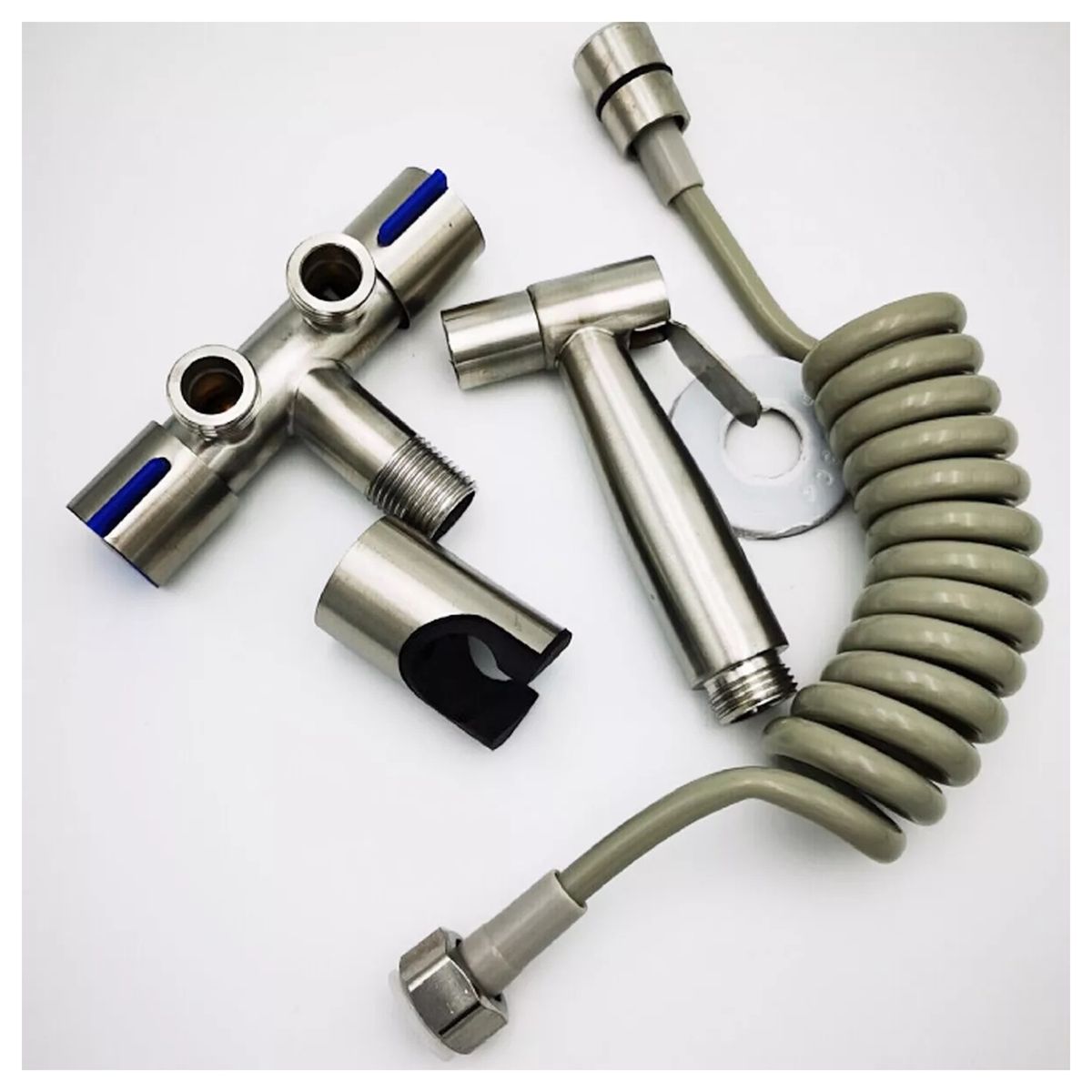 BELKRA - Ducha Arabe Baño Bidete Set En Acero Inox Wc Inodoro