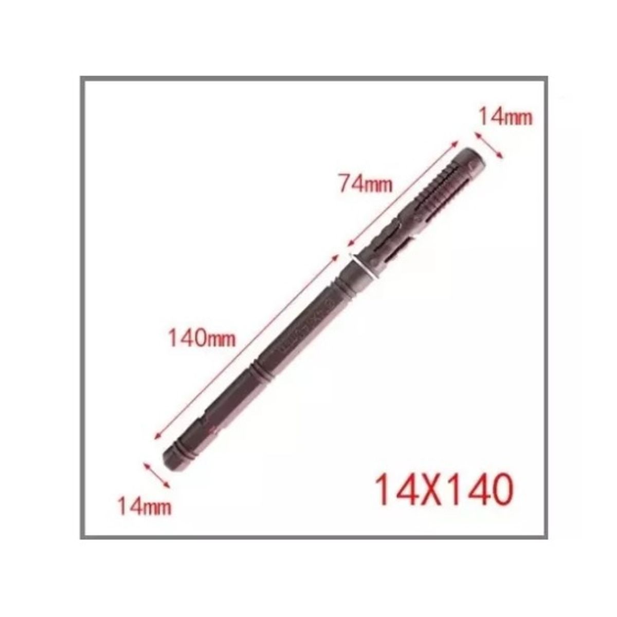 GENERICO - Pack 6 Soportes Ocultos 140 × 14 mm para Repisas Flotantes – Fijación Invisible