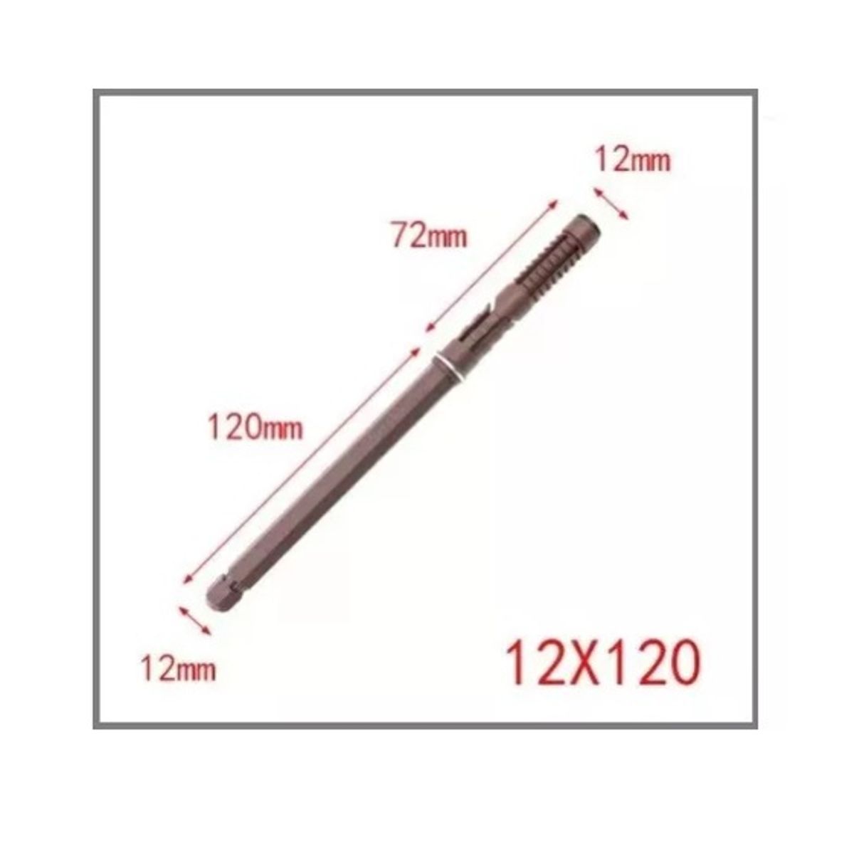 GENERICO - Pack 6 Soportes Ocultos 120 × 12 mm para Repisas Flotantes – Fijación Invisible Metálica