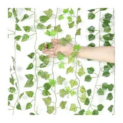 GENERICO - Pack 12 Tiras 210 cm Planta Enredadera Artificial Decoración
