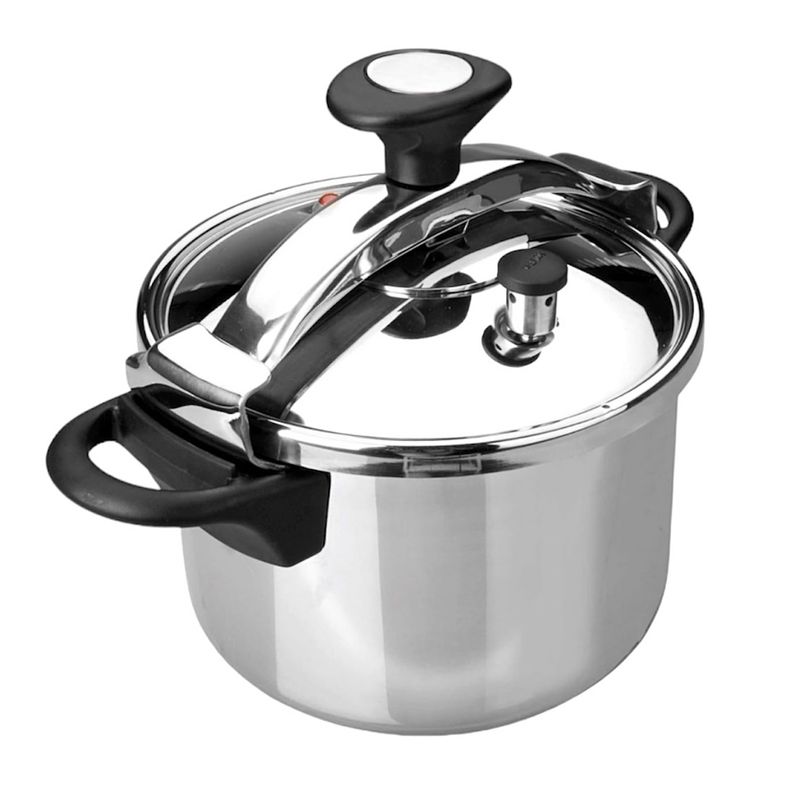 ROICHEN - Olla a Presión Classic 24 cm/10 litros Acero Inoxidable 18/10 Lacor