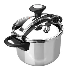 ROICHEN - Olla a Presión Classic 24 cm/10 litros Acero Inoxidable 18/10 Lacor