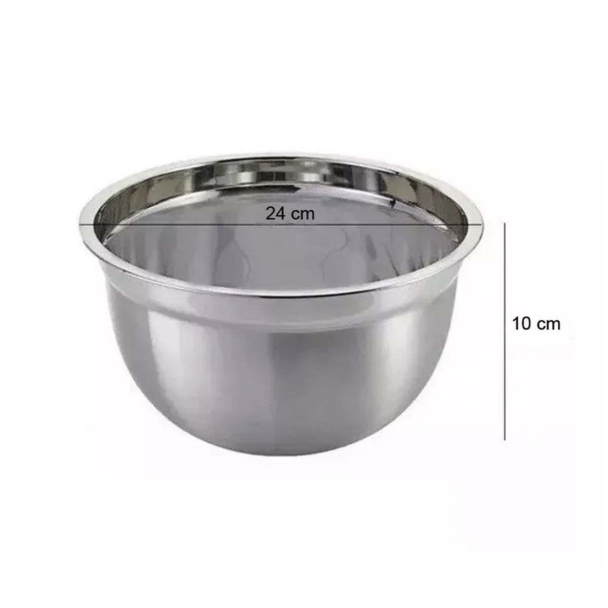 GENERICO - Pack 3 Bowls Repostería Cocina Ensaladas 24cm