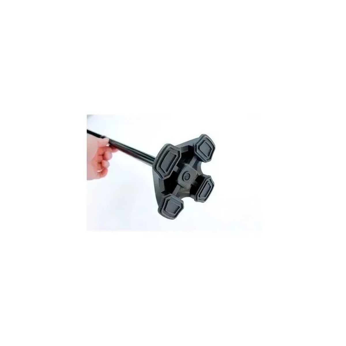 GENERICO - Baston Plegable C/ Luz Led Bastones Ortopedicos Base 4 Apoyo