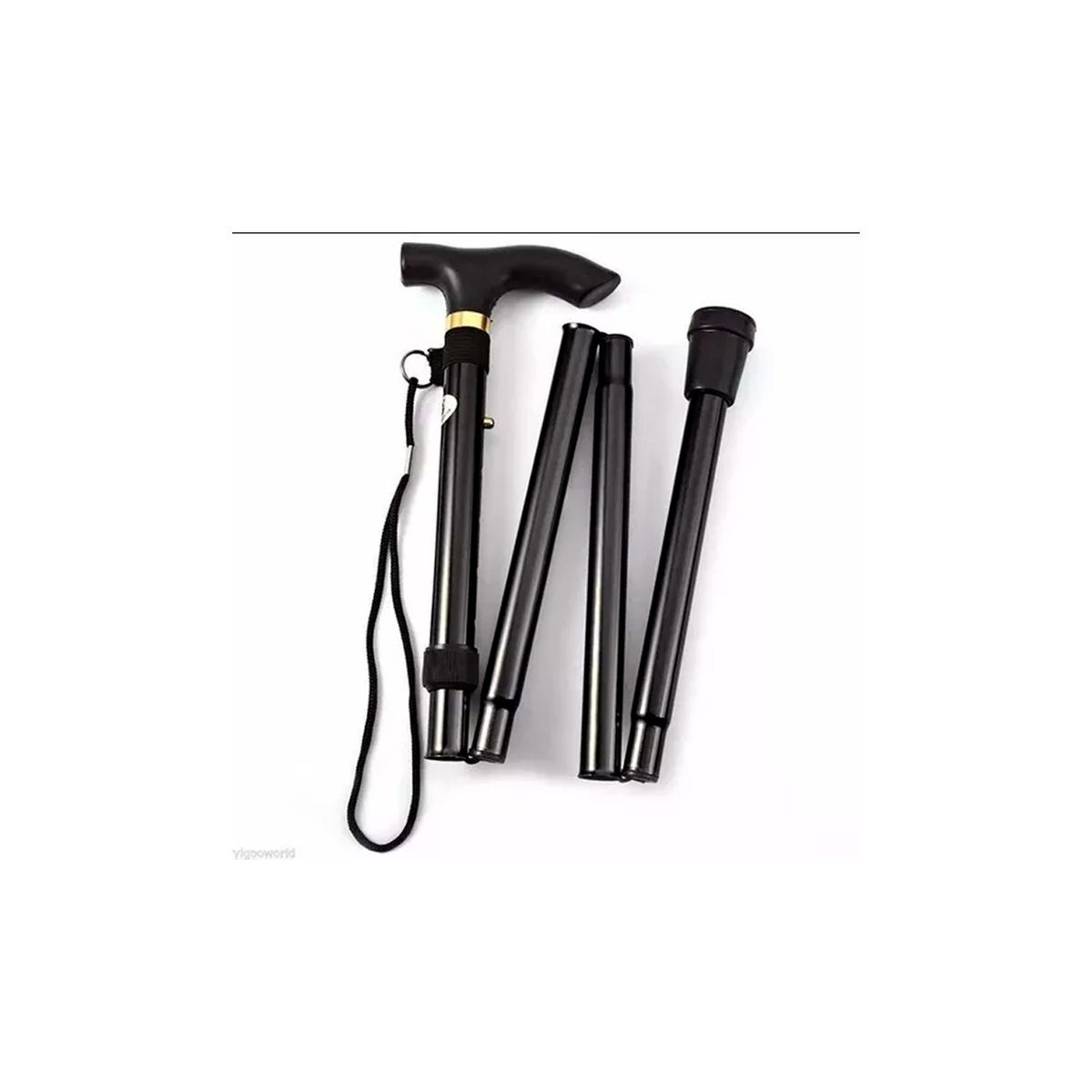 GENERICO - Baston Plegable Aluminio Anciano Zona Medica