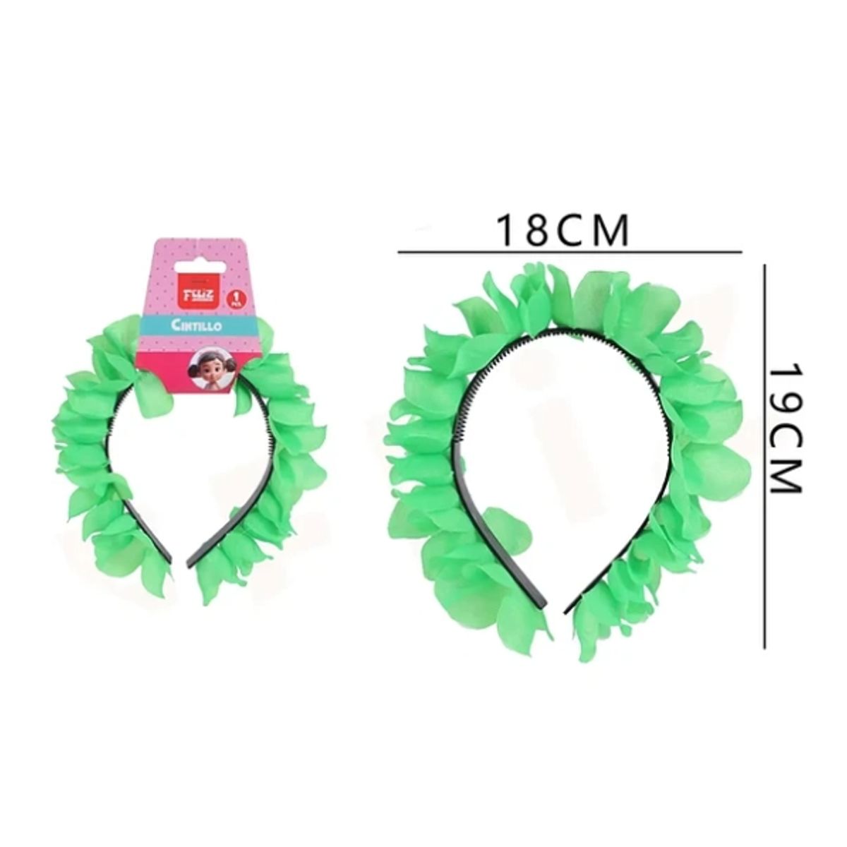 GENERICO - Cintillo Verde Fluorescente 1819 Cm