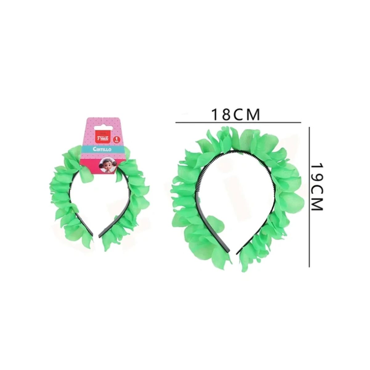 GENERICO - Cintillo Verde Fluorescente 1819 Cm