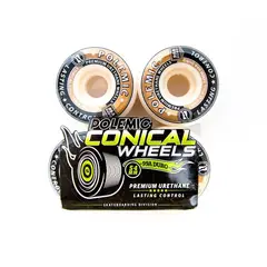 POLEMIC - Ruedas Skate Ruedas Cónicas 54mm Dureza 99a -