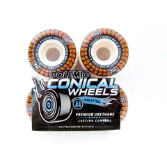 POLEMIC - Ruedas Skate Ruedas Cónicas 53mm Dureza 99a -