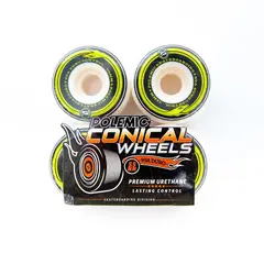 POLEMIC - Ruedas Skate Ruedas Cónicas 55mm Dureza 99a -