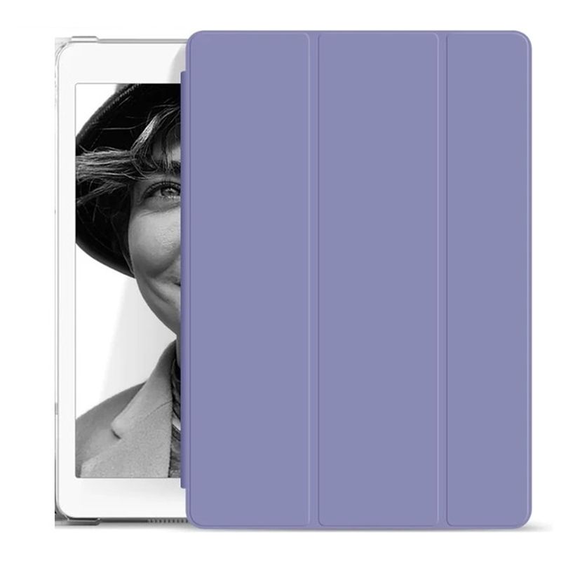 GENERICO - Funda Para IPad Clear Case 10.2 Purpura