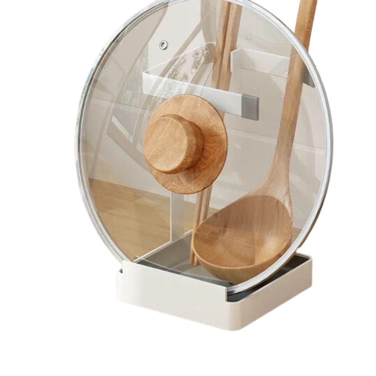 GENERICO - Soporte para Cuchillo Tenedor Cuchara y Tapa Olla