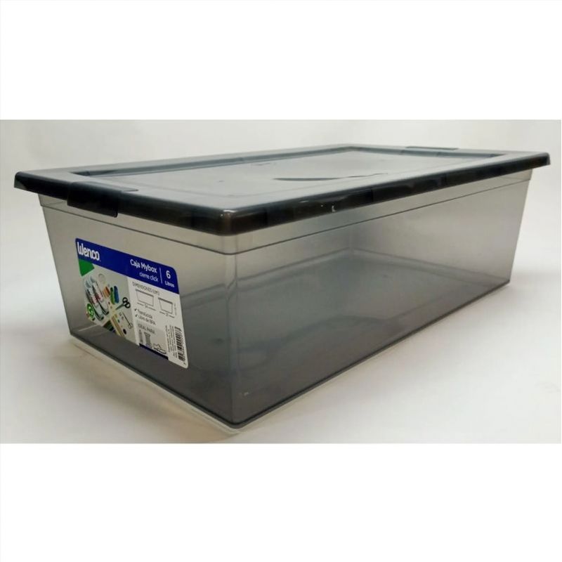 WENCO - Cajas organizadora 6 litros Mybox Gris