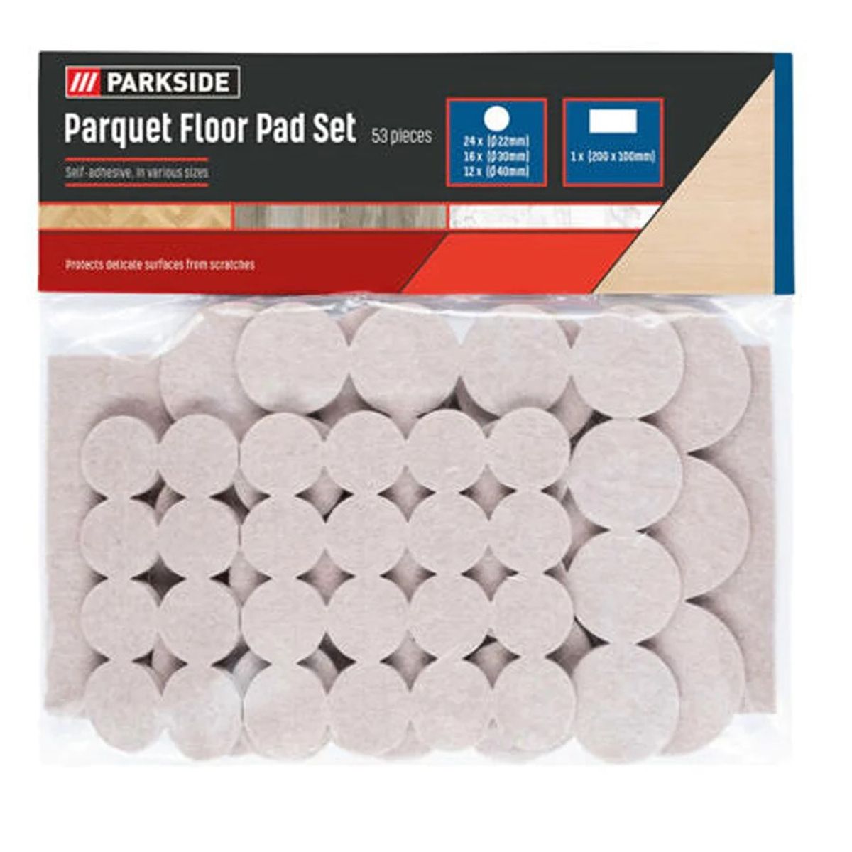 GENERICO - Pack 53 fieltros protectores para muebles