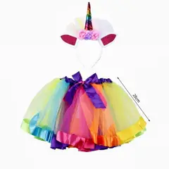 GENERICO - Tutu De Tela Varios Colores 28 Centimetros