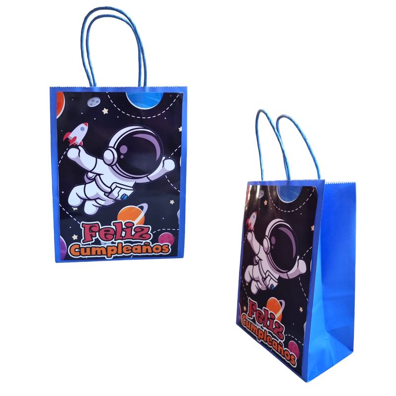 GENERICO - Bolsas para Dulces Temática Astronauta 12u