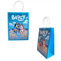 GENERICO - Bolsas para Dulces Temática Bluey 12u