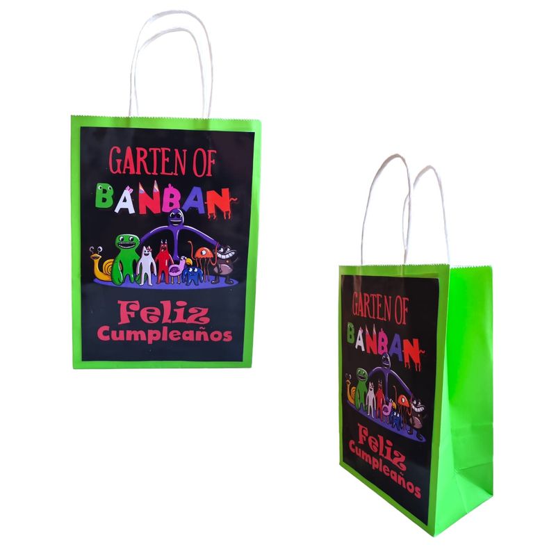GENERICO - Bolsas para Dulces Temática Garten of Banban 12u