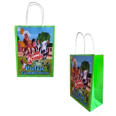 GENERICO - Bolsas para Dulces Temática La Granja de Zenon 12u