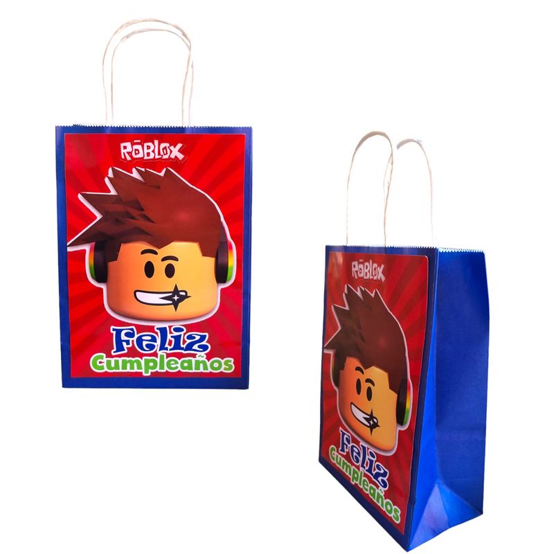 GENERICO - Bolsas para Dulces Temática Roblox 12u