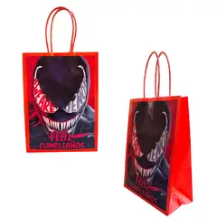 GENERICO - Bolsas para Dulces Temática Venon Spiderman 12u