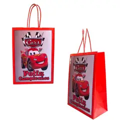 GENERICO - Bolsas para Dulces Temática Cars 12u