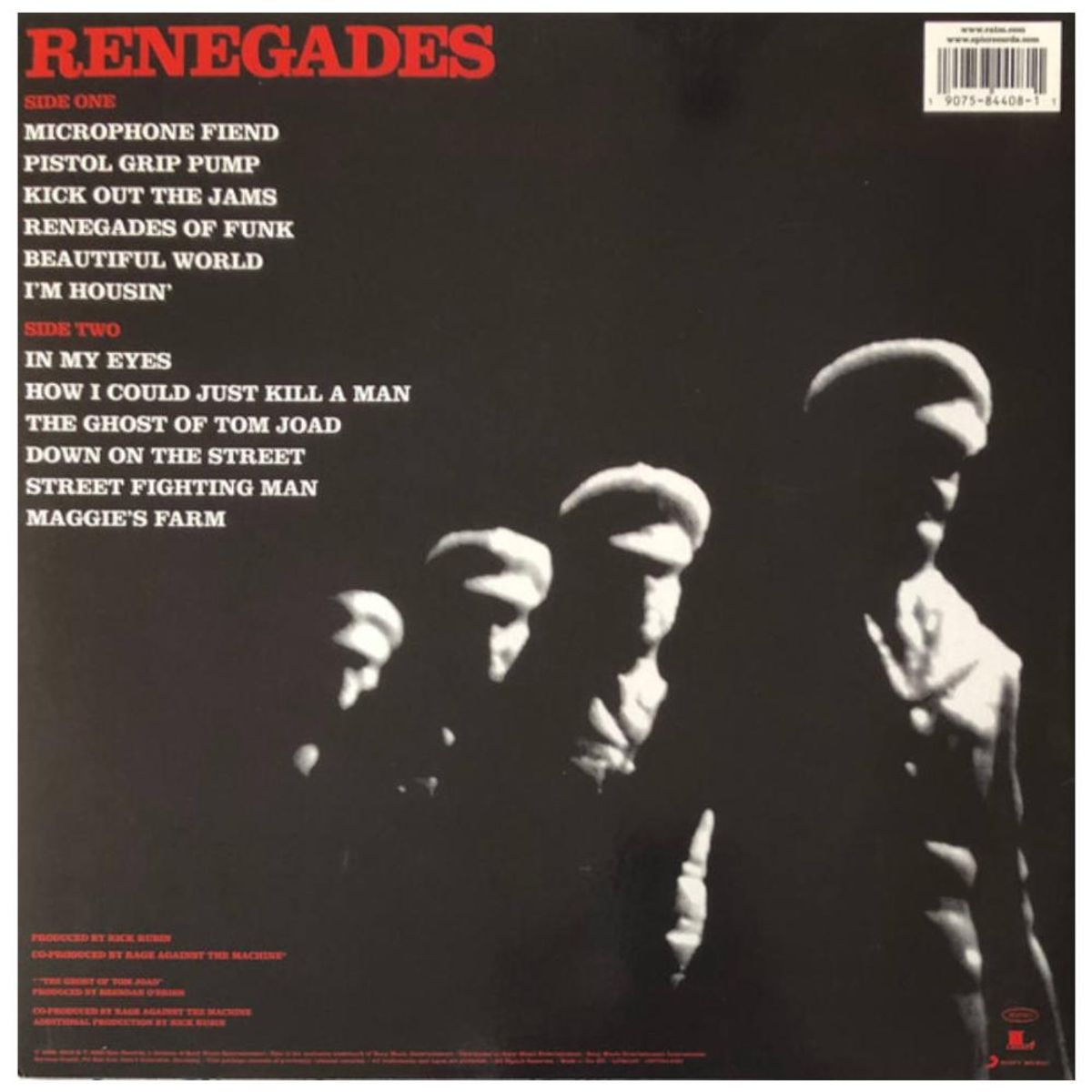 HITWAY MUSIC - RAGE AGAINST THE MACHINE - RENEGADES - VINILO HITWAY MUSIC